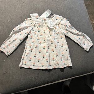 Primark floral toddler blouse 18-24mo NWT